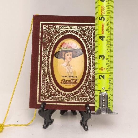 1976 Coca-Cola 75th Anniversary Invitation Cover Chicago Bottling Velvet - Picture 7 of 8